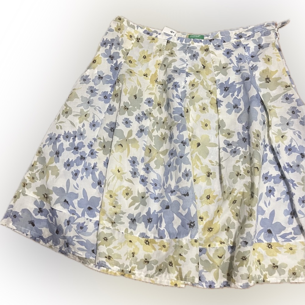 United colors of benetton floral print skirt